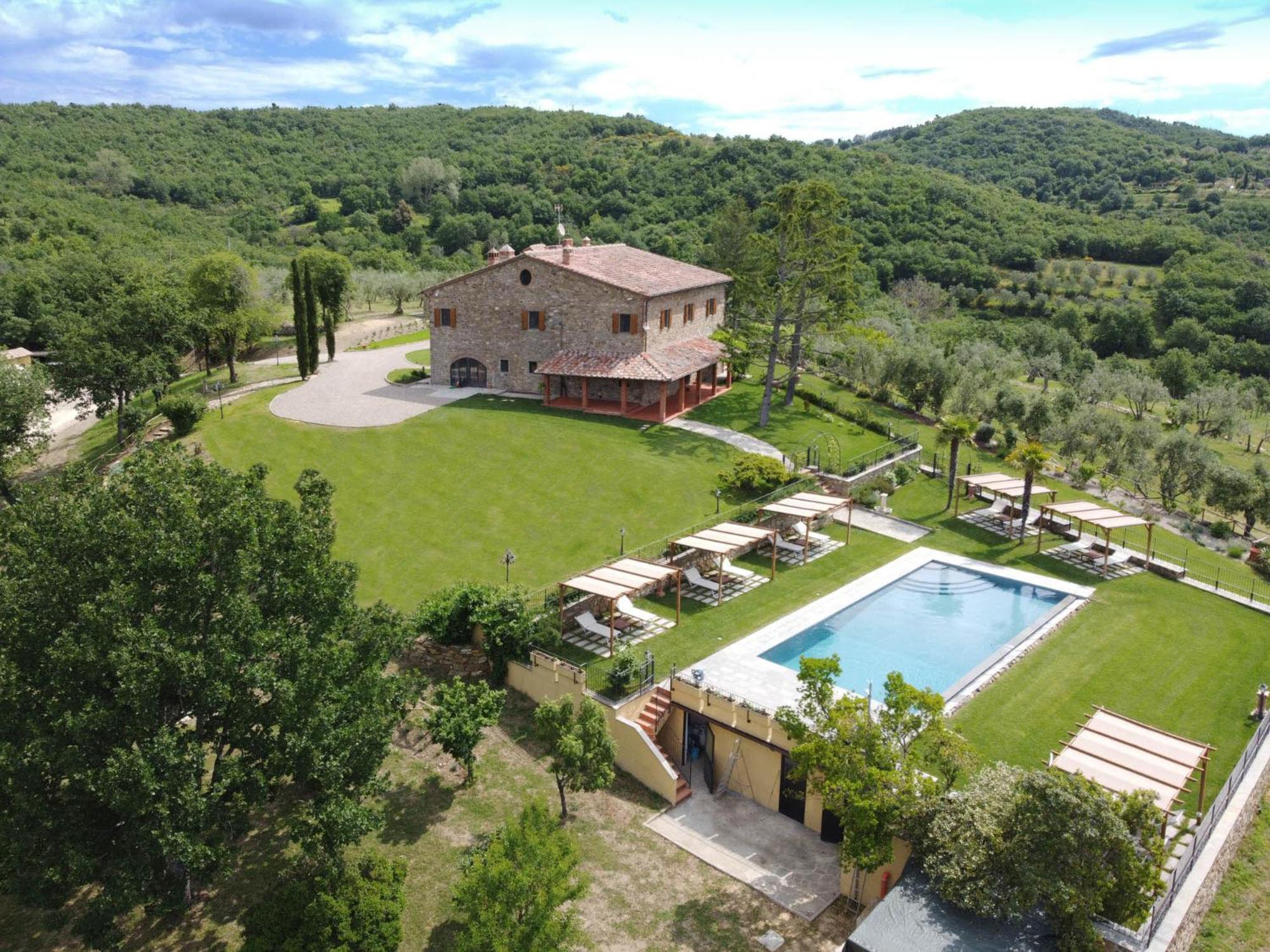 Podere Le Volte Country House La Mita チヴィテッラ・イン・ヴァル・ディ・キアーナ エクステリア 写真